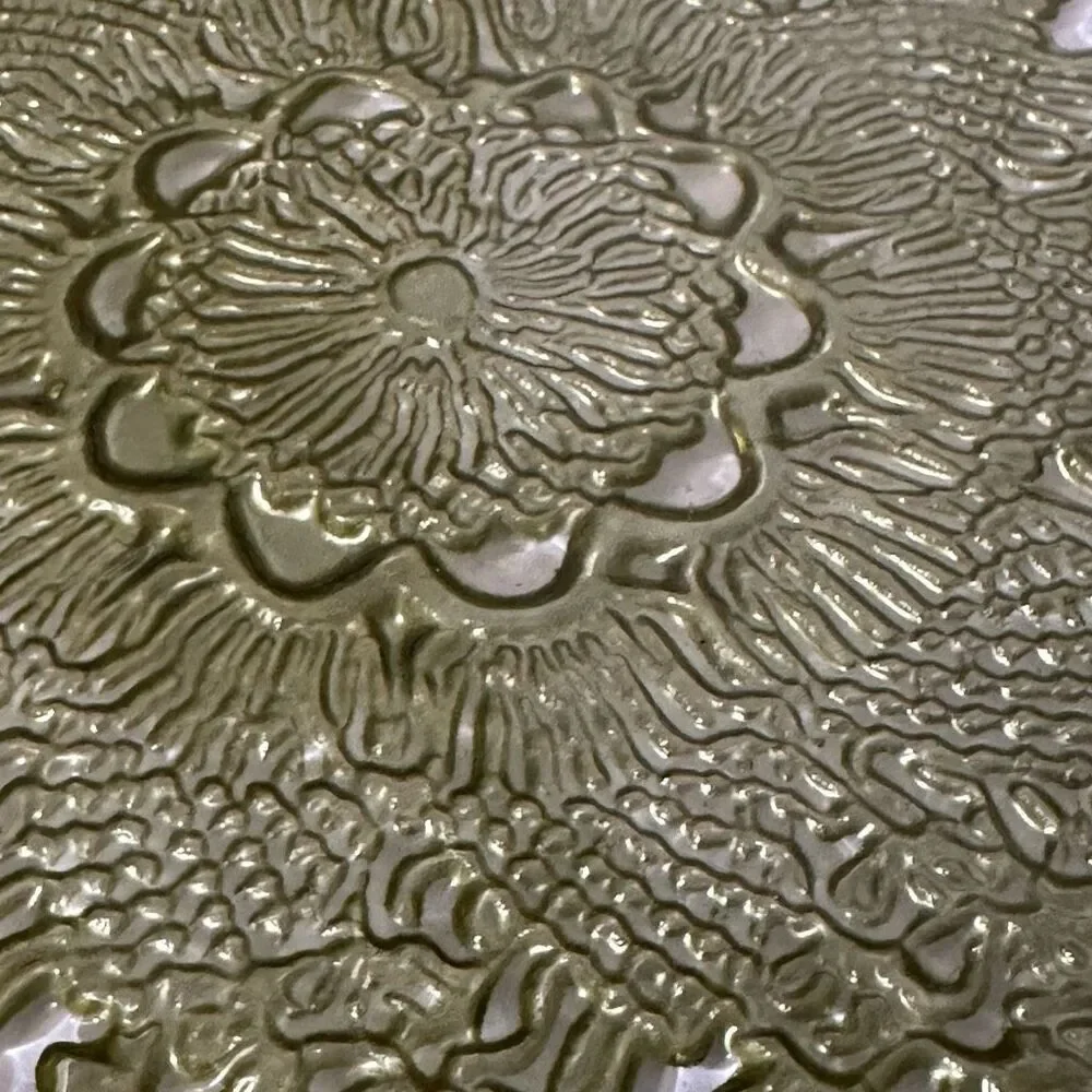 Turkish Glass Entrée Plates Set of 4